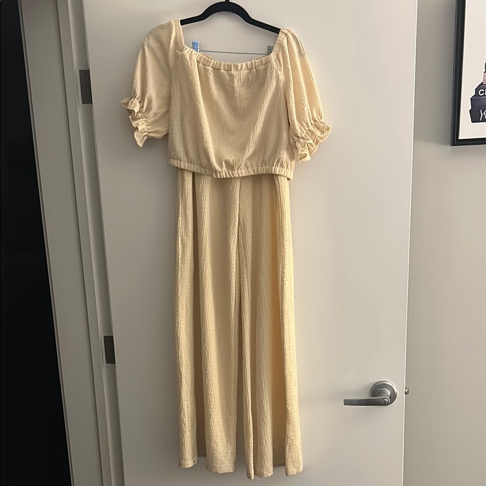 Bar III Cream Pantsuit